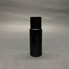 Nacario 15 cc Siyah Pet Şişe - Siyah Sızdırmaz Kapaklı- 15 ml Siyah Buklet Şişe x 10 Adet