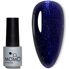 Nacario Momo Professional Kalıcı Oje S005 Simli Safir Mavi 4 ml