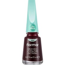Nacario Flormar Nefes Alan Parlak Oje- Breathing Color Nail Enamel- 012 Burgundy- 8682536032636