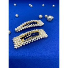 Nacario 2’li Incili Toka Set-Çıt Çıt Toka
