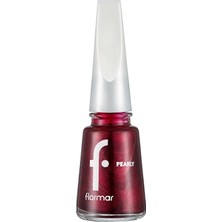 Nacario Flormar Oje - Pearly Nail Enamel PL314 Velvet Red New 34000080-PL314 One Size