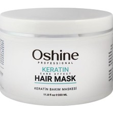 Nacario Oshine Onarıcı Besleyici Keratin Bakım Saç Maskesi Sülfatsız, Keratin Care Effect Mask, 350ML