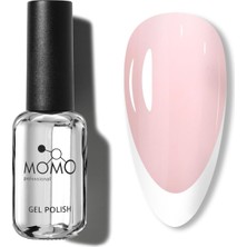 Nacario Momo Professional French Cover Rubber Base Coat FC20, Açık Pudra Pembe 10 ml