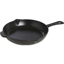Nacario Staub Dust Kızartma Tavası, 26 Cm, Döküm Demir, Indüksiyona Uygun, Siyah