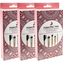 Nacario Nascita Professional Göz Makyaj 5' Li Fırça Seti x 3