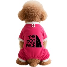 Nacario Kedi ve Köpek Kıyafeti & Elbisesi Pembe 4 Bacak Tulum The Dog Face L
