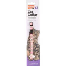 Nacario Karlie Karlıe Kedi Boyun Tasması Çıngıraklı 30 cm Pembe