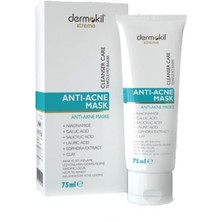 Nacario Dermokil Xtreme Anti Akne Maskesi, Yağlı ve Akneli Ciltler, 75 ml