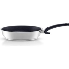 Nacario Fissler Adamant Premium Tava ( Ø 28 cm ), Yapışmaz Kaplamalı Alüminyum Tava - Siyah- Indüksiyon Uyumlu