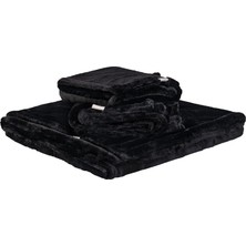 Nacario Pet Comfort Lodix Mira Siyah Köpek Battaniyesi M 70X100CM