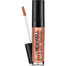 Nacario New Well Liquid Illuminator Aydınlatıcı Allık 3 In 1 Candy 6 Ml, T930