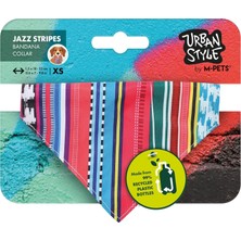 Nacario M-Pets Urban Style Jazz Strıpes Bandana Collar (Xs)