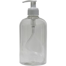 Nacario Paradise Boş Pet,sıvı Sabun Şişesi 500 ml & Valf 3 Adet Takım