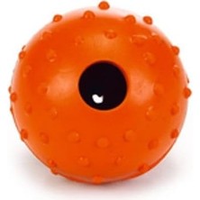 Nacario Beeztees Köpek Oyuncağı, Ödül ve Oyun Topu, Kauçuk, Turuncu, 5cm