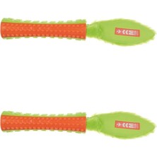 Nacario M-Pets On/off Funsty Köpekler Için Kauçuk Oyuncak Orange/green