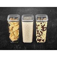 Nacario Vip Ahmet Sude Kare Saklama Kabı, 3X1700 ml