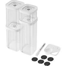 Nacario Zwilling Fresh & Cube Saklama Kabı 6'li Set S Beyaz