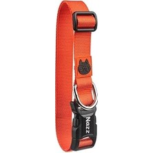 Nacario Nazz Köpek Boyun Tasması Turuncu SMALL,1,5X34 cm