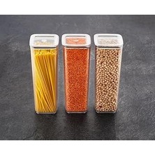 Nacario Vip Ahmet Sude Kare Saklama Kabı, 3X2000 ml