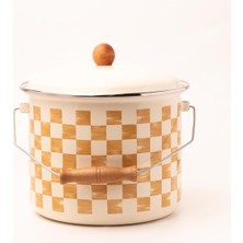 Nacario Beige Emaye Bakraç 22 cm 5 Litre
