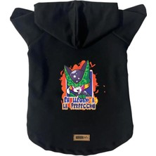 Nacario Kapişonlu Polar Sweatshirt Köpek ve Kedi Kıyafeti & Elbisesi Siyah Dbz 05 S