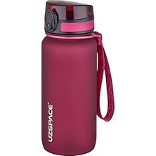 Nacario Uzspace Kilitli Kapak 650 ml Kırılmaz Kırmızı Tritan Matara