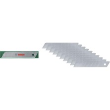 Nacario Bosch Kırma Bıçağı 18 Mm, 10 Adet (Maket Bıçağı/maket Bıçağı Için Yedek Bıçaklar; Yüksek Kaliteli Sk5 Çelik; Bıçak Boyutu 18 Mm; 7 Kırma Parça; Saklama Kutusu)