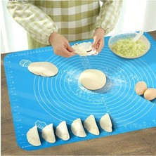Nacario 5dm-40 * 50 cm Silikon Ölçekli Kullanımı Kolay Hamur Açma Matı Ekmek