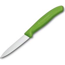 Nacario Victorinox Vt 6.7606.L114 Swiss Classic Yeşil Sivri Uçlu Soyma Bıçağı 8 cm