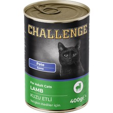 Nacario Challenge Konserve Kedi Kuzu Etli Pate 400 gr