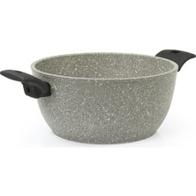 Nacario Flonal Cookware Monolite Magma-Tech Plus Güveç Tenceresi, 2 Saplı, 24 cm