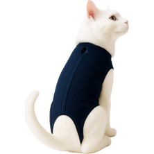 Nacario Kedi ve Köpek Kıyafeti & Elbisesi Lacivert Medikal Veteriner Çıkışı Tulum Yeşil M