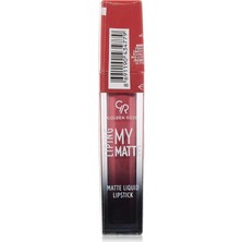 Nacario Golden Rose Liping My Matte Likit Ruj No: 09 - Suya Dayanıklı Ultra Mat Ruj