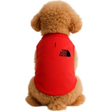 Nacario Kedi ve Köpek Kıyafeti & Elbisesi Kırmızı The Dog Face Atlet Xl