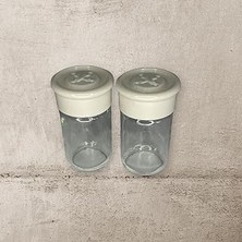 Nacario Cam Tuzluk 2 Adet Plastik Kapaklı (Kutuludur)- 75 cc