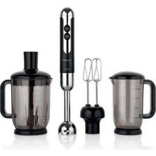 Nacario Korkmaz Mia Mega Siyah/krom Blender Set