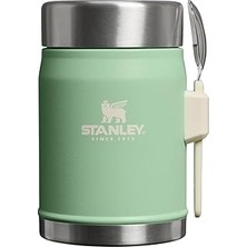 Nacario Stanley Klasik Paslanmaz Çelik Yemek Termosu Kaşıklı 0,40 Lt - Pistachio