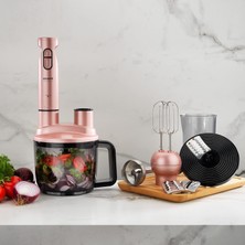 Nacario Schäfer Chef Blend Mega Blender Set-Rosegold
