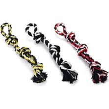Nacario Beeztees Köpek Oyuncağı, Üç Düğümlü Diş Ipi, Tutamaçlı, 40CM, 250GR