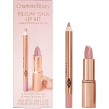 Nacario Charlotte Tilbury Pillow Talk Duo Set-Dudak Seti 1,5 G + 0,8 G