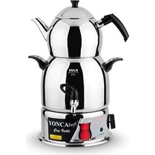 Nacario Porsima Yonca 4 Lt Elektrikli Semaver - Çay Makinesi - Çay Otomatı