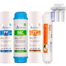 Nacario Aquafit Açık Kasa Su Arıtma Cihazı 4'lü Filtre Seti