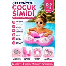 Bigstoy ToyFlyer Unicorn Çocuk Yüzme Simidi – Çift Tokalı Ayarlanabilir Pembe 2-6 Yaş AR008