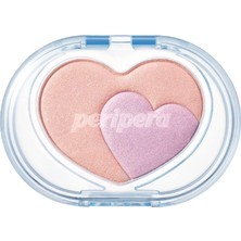 Nacario Peripera Iki Renkli Kalp Tasarımlı Yoğun Işıltılı Highlighter Heart Pocketbeam 03 Angel Cheat Key