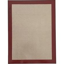 Nacario Yanmaz Yapışmaz Silikon Pişirme Matı, Fırın Altlığı, 30X40 Cm, 116 Gr, 0.75 mm Kalınlık, Yıkanabilir, 220 Derece Isıya Dayanıklı