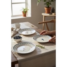 Nacario Porselen Birdy 6'lı Pasta Takımı