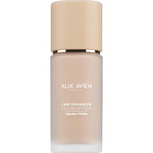 Nacario Alix Avien Kırışıklık Karşıtı Nemlendirici SPF30 Parlak Bitişli Fondöten Care Enhancer 811 Soft Amber