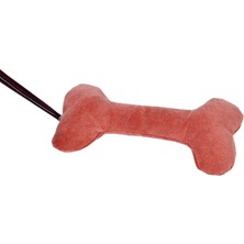 Nacario X-Perk Köpek Kemik Oyuncak Ipli Çekiştirmeli Kumaş Elyaf Dolgulu Boy 25 cm En 6 cm