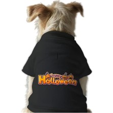 Nacario Kedi ve Köpek Kıyafeti & Elbisesi Siyah Sweatshirt Hallowen L
