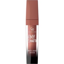 Nacario Golden Rose Liping My Matte Likit Ruj No: 17 - Suya Dayanıklı Ultra Mat Ruj